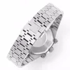 Chronographie hommes montres automatique mouvement mécanique Montre 41mm mode affaires montre-bracelet Montre De Luxe