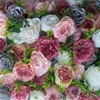 Fleurs décoratives SPR 3D Foilage 10 pcs/lot Arrangements en soie artificielle mur de fleurs pour mariages toile de fond arc Table Flowe