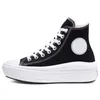 Plate-forme de chaussures en toile Chuck classiques tous les chucks slam chucks triple noir blanc haut low femme femmes big yesys sport sneakers zg36