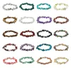 Natürliches Edelstein-Strang-Armband, unregelmäßige Kristall-Stretch-Chip-Perlen, Nuggets-Armbänder, Armreifen, Quarz, elastisches Armband für Frauen