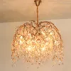 Lustres 2023 Lumière de luxe tout en verre de cuivre lustre restaurant pendentif créatif villa designer art lampes haut de gamme