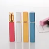 12ml Perfume Spray Bottle aluminum Mini Metal Anodized Portable Bottling Portable Travel Cosmetic Container Water Alcohol Deodorant