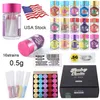 2.5g Baby Jeeter Infused e Cig Accessories 0.5g Glass Jars Wax Containers Dry Herb Storages Empty Bottle with Preroll Papers 16Strains Usa Warehouse