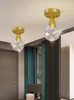 Plafondlampen Noordse mode Gold Gypsophila Lamp Modern Balcone Aisle Lichte gang Etriseur Luminaire Led Gift CL101305