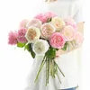 装飾的な花人工植物魅力的な結婚式のセンターピース偽の花の装飾は自由にシミュレーションを曲げました