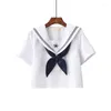 Kläder sätter grundläggande JK Uniform kjol äkta japansk college stil kostym sjöman flickor som veckas skola