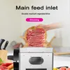 220 v Elektrische Fleisch Slicer Cutter Kommerziellen Hause Edelstahl Automatische Gemüse Schneiden Mühle Maschine Hackfleisch Fleischwolf