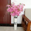 Decorative Flowers 2pcs Artificial Cherry Blossom Branch Fake For Wedding Party Decorations Home Decor