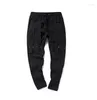 Men's Pants Men's 2023 Spring Autumn Personality Round Belt Ribbon Slim Elasticity Hanging Crotch Trousers Mens Feet Novelty Original S