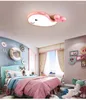 Ceiling Lights Modern Simple Fashion Boy And Girl Bedroom Creative Cartoon Whale Study Room Led Lamp