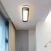 Luces de techo Moderno Simple LED Porche Corredor Escalera creativa Balcón Pasillo Lámpara rectangular