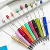 DIY Bead Ball Pen Add Beads Ballpoint Pens Student Beadable Pointip Points Progressional Hisports Creative BH4556 TQQ