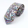 Bogen Floral Elegante Krawatte für Männer Frauen Baumwolle schöne Blume Paisley Krawatte schmal dünne Cravat Hochzeit lässig Corbatas