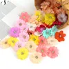 Decorative Flowers Artificial Silk Rose Head 5.5cm Fake Flower For Home Decor Marriage Wedding Decoration Craft Wreath Gift Box Accessories