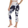 Pantalon actif mode imprimé Yoga Leggings femmes Sport Fitness longueur de mollet entraînement Compression sueur entraînement