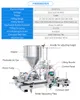 ZONESUN Automatic Jam Sauce Filling Machine Honey Peanut Butter Bottle Beauty Cream Cosmetic Paste Pneumatic Cylinder ZS-DTGT2