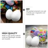 Party Decoration Egg Styrofoam Easter Craftsshapes Polystyrene Eggs Whitediy Flower Shape Arranging Craftball Floral Painting Favors Kids