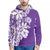 Men's Casual Shirts Luxury Polynesian Style Graphic Design Printed Hawaiian Sweatshirt Long Sleeve Fashion Hoodie Slim Men's Fall/Winter