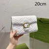 Mini Marmont Phone Bags borse firmate borsa a tracolla di lusso con tracolla a catena donna borse tote Zipper Pocket Leather 6 colori 5A