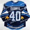 College Hockey Wears Thr 40Thr tage Men Springfield Falcons hockey jersey 40 Devan Dubnyk Jacob Micflikier 18 Colin McDonald Glenn Fisher Customize any name and