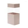 Storage Boxes 1PC Make Up Brush Holder Dustproof Cosmetic Tools Container Makeup Organizer Box Desktop Pen Lipstick Pencil Stand Rack