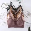 Bustiers Corsets без обода нижнее белье для женщин с кружевным рисунком красивой задний магистральный бюстгаль