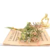 장식용 꽃 5pcs/세트 인공 식물 유칼립투스 잎 돈 잎 작은 무리를 집에서 웨딩 장식