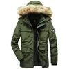 Outdoor Jackets Hoodies Winter Jacket Men Multi-pocket Windbreaker Fur Hooded Collar Thicken Outdoor Parkas Men Keep Warm Armband Jackets Plus Size 5XL 0104