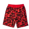 Mans Shorts Sportwear Red Leopard Dot Samouflage Pants Sports Breadable Bosterball Basketball Sports Pants Beach Short