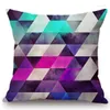 Pillow Nordic Luxury Style Mosaic Triangle Plaids Geometric Case Cover Car Seat Office Chair Decor Throw