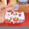 غلاف الهدايا 120-500pcs هدايا عيد الميلاد ملصقات ملصقات ختم لطيف Snowman Santa DIY العلامات لعام عيد الميلاد ديكور التعبئة