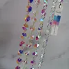 Kronleuchter Kristall Camal 100 cm/3,3 ft AB Farbe 14 mm achteckige Perlen Kette Girlande Lampe Teil Vorhang Handwerk Ornament Weihnachten hängen