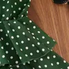 Mädchen Kleider Mädchen Kleid 2023 Sommer Westlichen Stil Polka Dot Kleine Fliegende Ärmeln Hosenträger Prinzessin Kinder Kleidung Großhandel