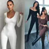 2023 Spring Womens Jumpsuits Stretchy Bodycon Rompers One Piece Bodysuits