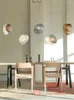 Hanglampen Postmodern kleurrijke glaslicht coffeeshop el bar cobblestone luminaire ophanging persoonlijkheid koord verstelbaar