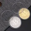 Декоративные предметы статуэтки реплика 1pc биткойн монета Art Подарок памятный бит BTC Metal Antique имитация 230104