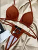 Italia donna spiaggia Costume da bagno nero in due pezzi designer costumi da bagno bikini donna costumi da bagno costume da bagno sexy estate donna Bikini lettera intera