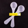 Measuring Tool 1000Pcs 2g 4ml Plastic Measuring Spoon Long Handle Food Grade Reusable Spoons Milk Powder Spoon Kitchen Scoop