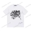 Xinxinbuy Hommes Designer Tee T-shirt Paris Fleurs Lettres Imprimer Jacquard Manches Courtes Coton Femmes Blanc Noir Gris XS-2XL