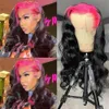 pink highlight wig