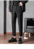 Hommes pantalons hommes automne costume Style coréen mode pour homme bureau formel mariage affaires décontracté hommes solide longue Tousers R49