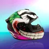 Helmets Skates Helmets Joker Helmet Motorcycle Fu Face Motorbike Biker Accessories Motocross Enduro Motoomami Racing Men s Moto 230103