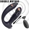 Brinquedos sexuais massageador usar próstata íntimo para homens masturbador anal plug vibradores controle remoto sem fio empurrando vibrador vibrador