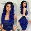 blue womens wigs