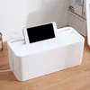 Storage Boxes Cable Box Power Strip Wire Case Anti Dust Charger Socket Organizer