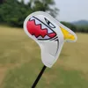 Other Golf Products 9PcsLightweightWaterproofFaux Leather Club Covers Shark Shape Iron Head Covers Accessories 230103