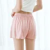 Women's Sleepwear Summer Thin Women Safety Pants No Curling Loose Boxer Femme Anti Chafing Shorts Under Skirt Bottom