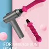 Sex toy massager Female Masturbator Fascia Gun Adapter Attachements Massage Head to silicone Dildo Toys for Women Vibrators Penis Masturbati