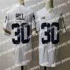 American College Football Wear Thr NCAA Michigan Wolverines 5 Joe Milton Football zszyty 24 Zach Charbonnet 30 Daxton Hill Michigan Jersey S-3xl