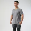 Body Shaper da uomo 1 pezzo T-shirt da allenamento estiva da uomo per sport estivi ad asciugatura rapida girocollo elasticizzato da basket manica corta da corsa